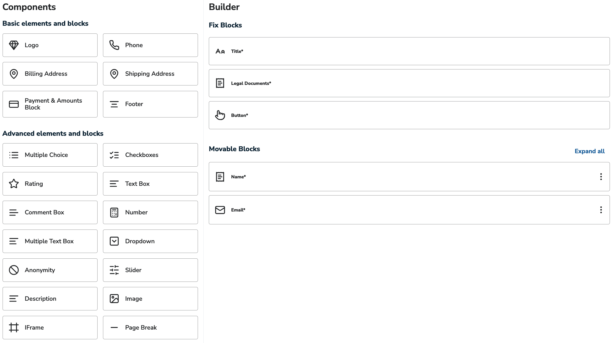 Forms Layout Forms Layout