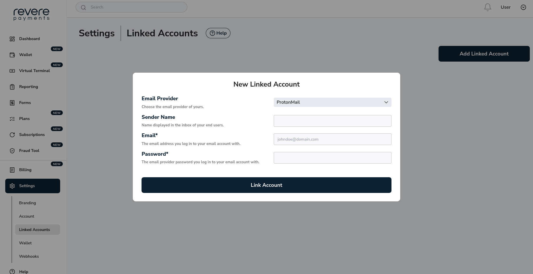 Protonmail Email Provider Linked Account Protonmail Email Provider Linked Account
